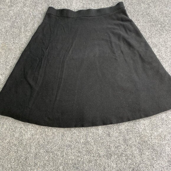Ann Taylor‎ Skirt Womens SP Black Pull On A Line Flare Short Work Casual Travel - Picture 6 of 7